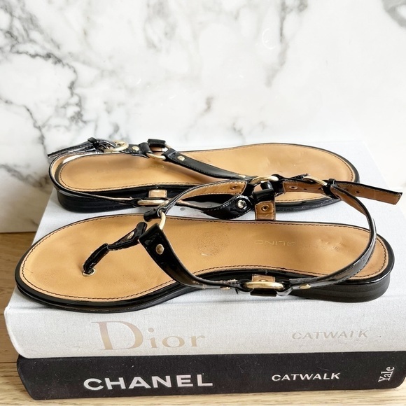 Bandolino Black and gold sandals from Nordstrom - Picture 6 of 13